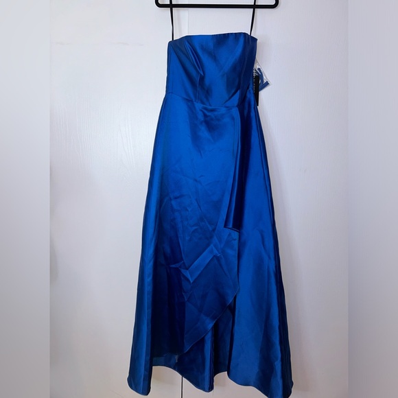 NWT Alfred Sung Satin evening gown - Picture 2 of 7